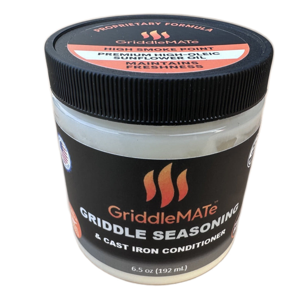 GriddleMATe blackstone griddle seasoning front view – premium cast iron and griddle conditioner for non-stick protection