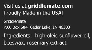 GriddleMATe Griddle Seasoning & Cast Iron Conditioner for Blackstone Griddles, 6.5 oz