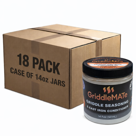 GriddleMATe Griddle Seasoning Wax 14 oz – Case of 18
