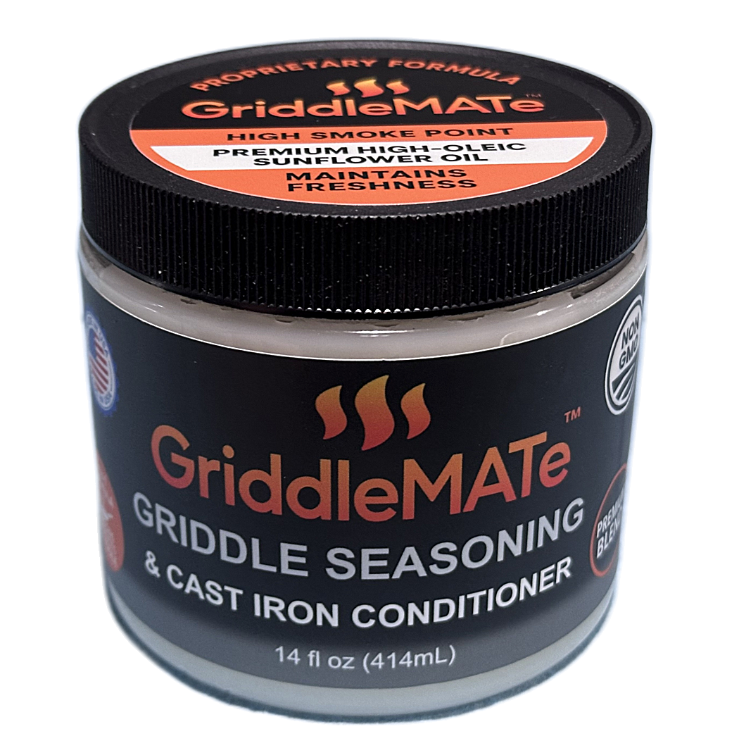 GriddleMATe Griddle Seasoning Wax – 14 oz