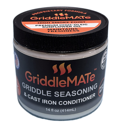 GriddleMATe Griddle Seasoning Wax – 14 oz