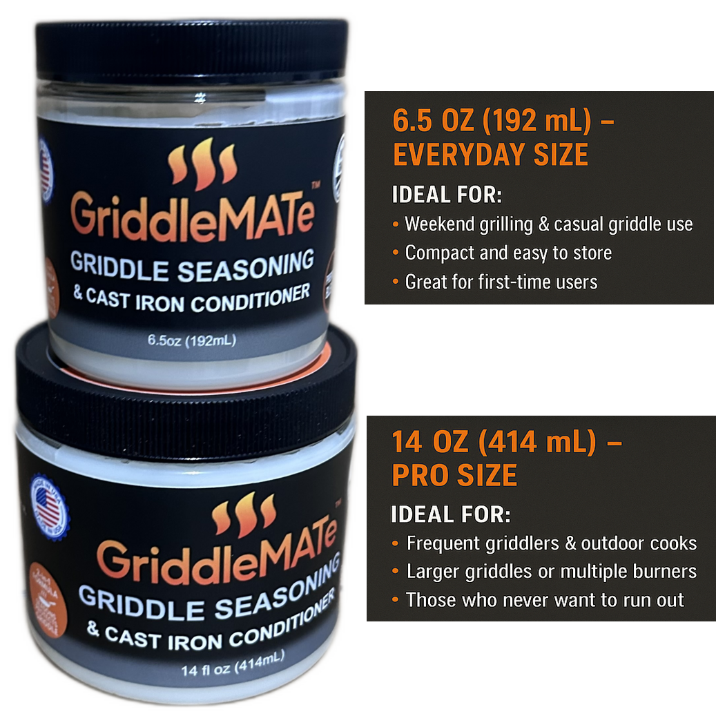 GriddleMATe Griddle Seasoning Wax – 14 oz